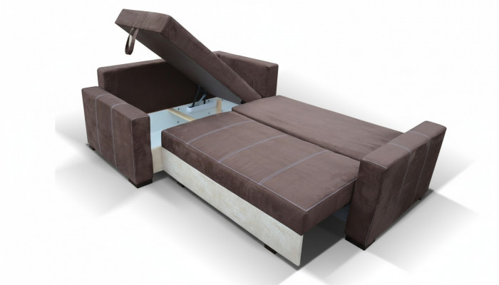 Ontwerp slaapbank bank bekleding woonkamer hoekbank bankstel van textiel.
