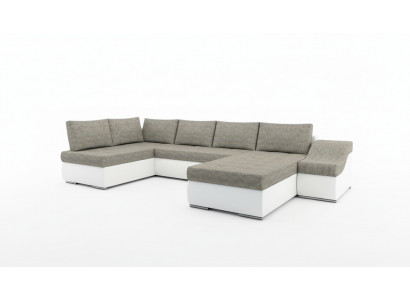 Moderne hoekbank slaapbank bedfunctie bank stoffering hoekbank woonlandschap.