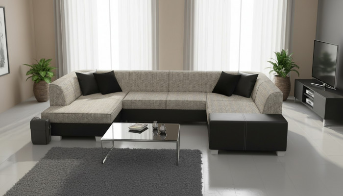 Bank Bank Modern Slaapbank Bank Bedfunctie Bekleed Hoekbank