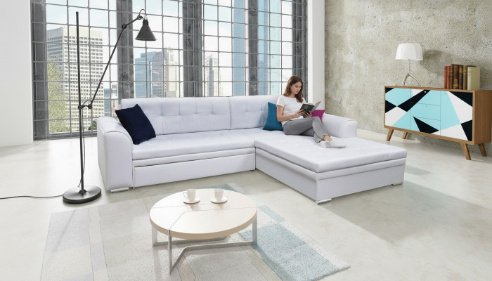 Ontwerphoekbank met slaapfunctie bank bekleding bankstellen textiel banken bank