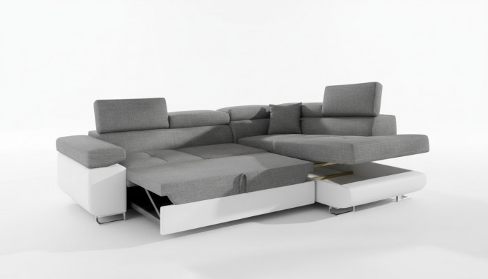 Klassiek design hoekbank bank bank bedfunctie bank gestoffeerd textielbanken