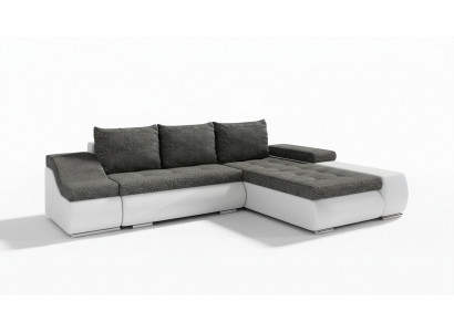 Ontwerp hoekbank slaapbank bedfunctie bank leer textiel stoffering banken nieuw 8850