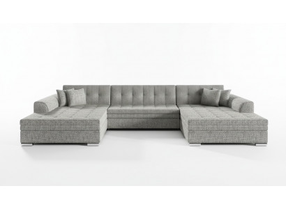 Ontwerp hoekbank slaapbank met bedfunctie bank van leer bekleding textiel banken nieuw 1070