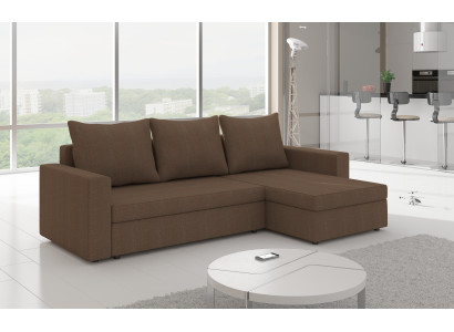 Ontwerp hoekbank slaapbank bedfunctie bank leer bekleding textiel sofa's nieuw 502