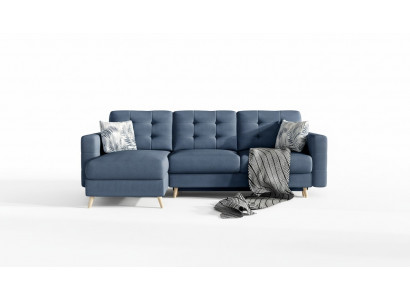 Ontwerp hoekslaapbank met slaapfunctie bank textiel lederen bekleding banken nieuw