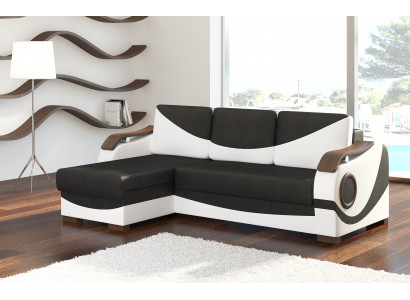 Bedfunctie Functionele slaapbank Hoekbank Textiel Stof Bankstel met bekleding