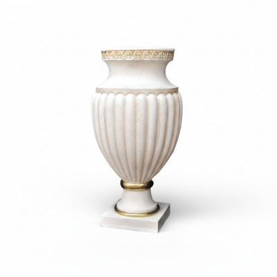 XXL Vaas Tafel Decoratie Deco Vazen Antieke Stijl Sculptuur Figuur Kelk Romeins 0882  Extra grote vaas Tafeldecoratie Deco Vazen Antieke Stijl Sculptuur Figuur Kelk Romeins 0882