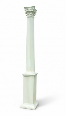 313 cm XXL Grote zuil Stijl 1900 Oud Griekse Antieke Stijl Restaurant Café