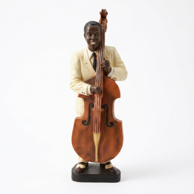 Ontwerp Contrabas Figuur Standbeeld Sculptuur Figuren Sculpturen Decoratie 4021 Nieuw