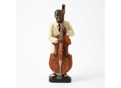 Ontwerp Contrabas Figuur Standbeeld Sculptuur Figuren Sculpturen Decoratie 4021 Nieuw