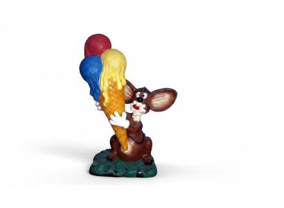 Ontwerp muis met ijssculptuur standbeeld sculptuur figuren beeldhouwwerken decoratie ijssalon