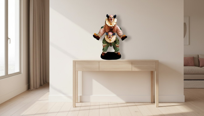 Ontwerp Clown-Acrobaat Figuur Standbeeld Sculptuur Figuren Sculpturen Decoratie 5021