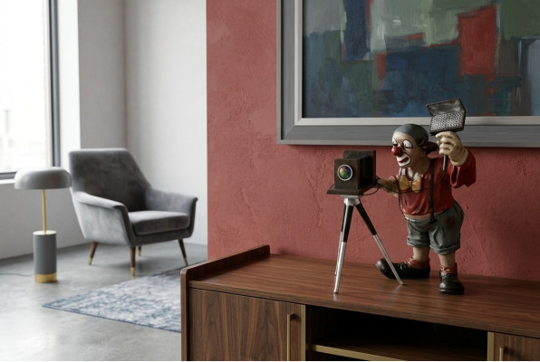 Ontwerp Clown Figuur Standbeeld Sculptuur Figuren Sculpturen Decoratie Deco 5026 Nieuw