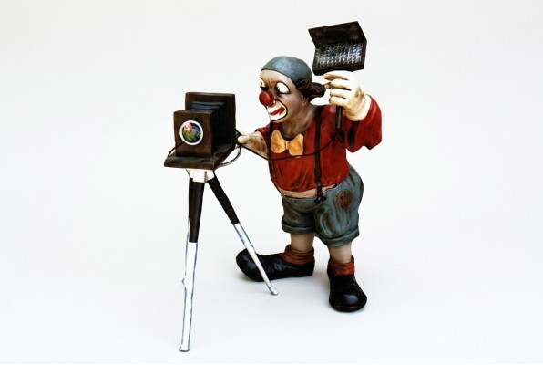 Ontwerp Clown Figuur Standbeeld Sculptuur Figuren Sculpturen Decoratie Deco 5026 Nieuw