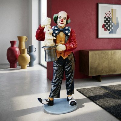 Ontwerp Clown Magiër Figuur Standbeeld Sculptuur Figuren Decoratie Deco 5027