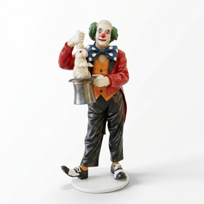 Ontwerp Clown Magiër Figuur Standbeeld Sculptuur Figuren Decoratie Deco 5027