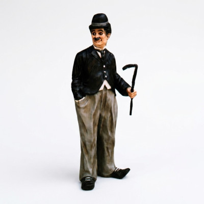 Ontwerp Chaplin Figuur Standbeeld Sculptuur Figuren Sculpturen Decoratie Deco 5358 Nieuw