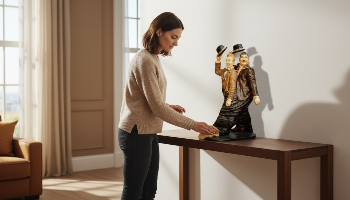 Ontwerp Figuur Tweeling Standbeeld Sculptuur Figuren Beelden Decoratie Deco 5370