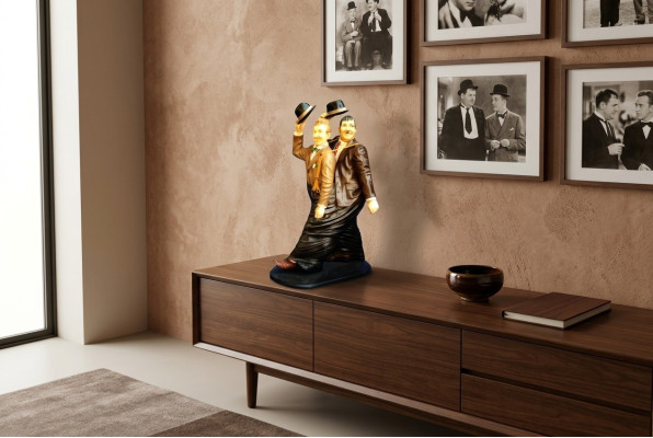 Ontwerp Figuur Tweeling Standbeeld Sculptuur Figuren Beelden Decoratie Deco 5370