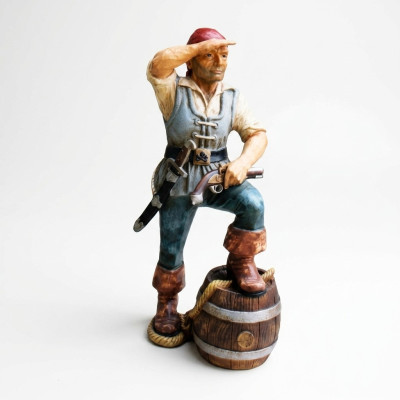Ontwerp Piraat Figuur Standbeeld Sculptuur Figuren Sculpturen Decoratie Deco 5601 Nieuw