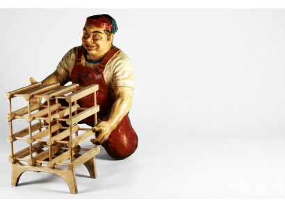 Ontwerp Wijnboer Figuur Standbeeld Sculptuur Figuren Sculpturen Decoratie Deco 5608 Nieuw