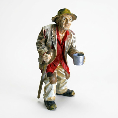 Ontwerp Bedelaar Figuur Standbeeld Sculptuur Figuren Sculpturen Decoratie Deco 5623 Nieuw