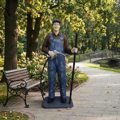 Ontwerp VS tankstation figuur standbeeld sculptuur figuren sculpturen decoratie deco