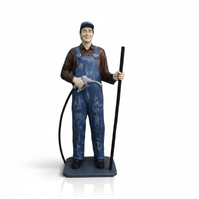 Ontwerp VS tankstation figuur standbeeld sculptuur figuren sculpturen decoratie deco