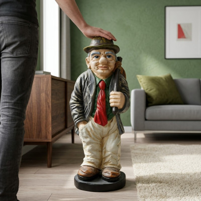 Ontwerp Grootvader Figuur Standbeeld Sculptuur Figuren Beelden Decoratie Deco 5663