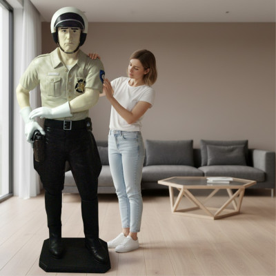 Ontwerp Politiefiguur Standbeeld Sculptuur Figuren Beeldhouwwerken Decoratie Deco 5682