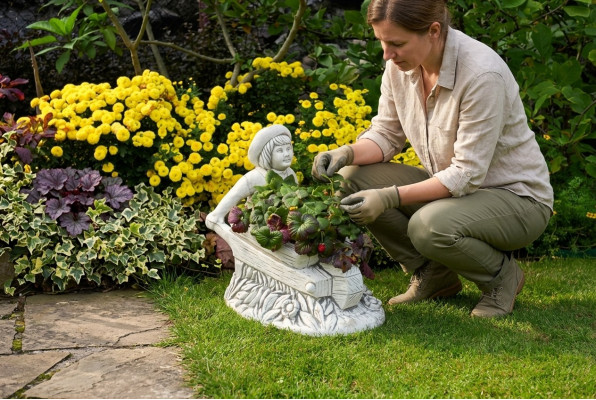 Bloempot Plantenpot Decoratie Figuur Vazen Natuur Bloempotten Tuin