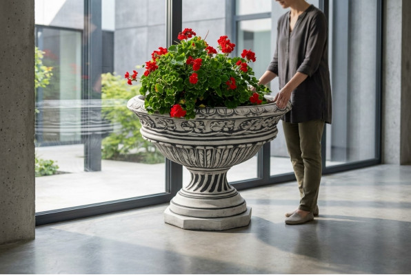 Bloempot plant pot decoratie figuur natuur vazen bloempotten tuin