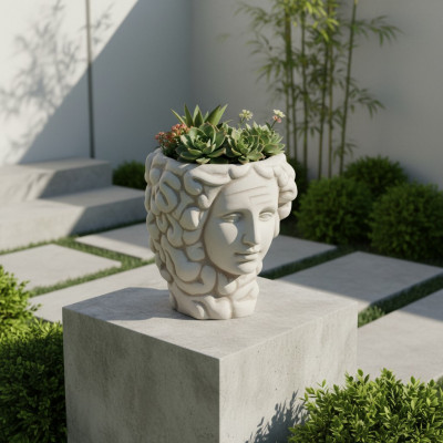Bloembak pot Natuur Plant Pot Decoratie Figuur Vazen Tuin Bloempotten