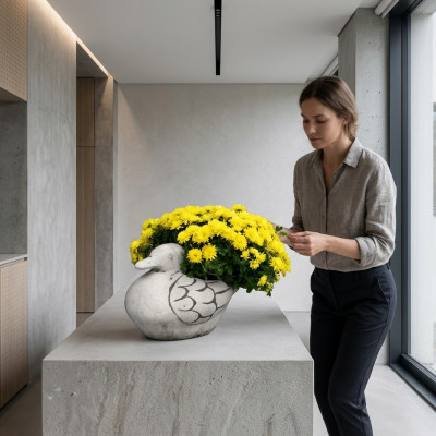 Bloembak Natuur Planten Pot Decoratie Figuur Tuin Bloempotten Vazen