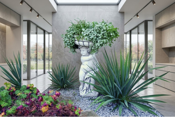 Bloembak Plantenbak Decoratie Figuur Tuin Natuur Bloempotten Vazen