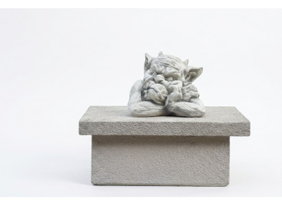 Trol 18cm sculptuur ontwerpfiguur standbeeld tuinfiguren beelden