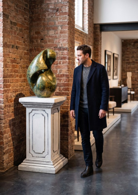 Decoratie zuil zuilen steen antiek stijl Romeinse standaard sokkel.