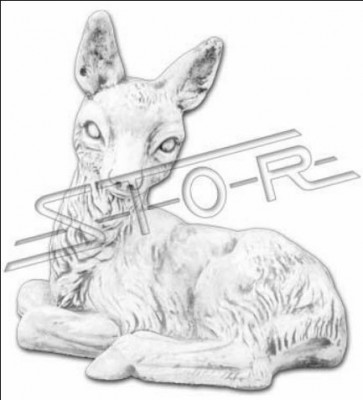 Tuindecoratie Bambi standbeeld sculptuur figuren beeldhouwwerk ontwerper.