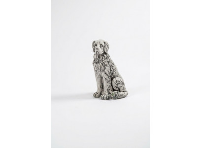 Tuindecoratie Hond Standbeeld Beeld Grijs Beeldhouwwerken Ontwerper