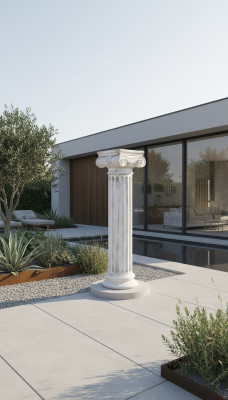 Zuil zuilen Antiek Stijl zuilen Tuin Romeinse Decoratie decoratie 91cm