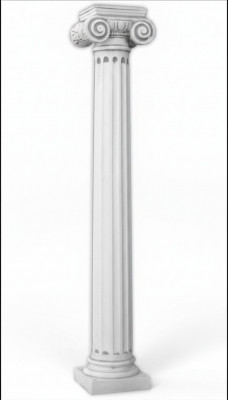 211cm Antieke zuil Kolommen Steen Sculptuur Standbeeld Romeinse tuin Stijl.