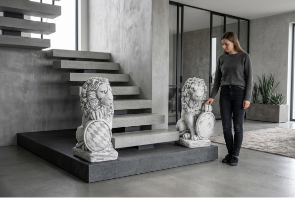Tuindecoratie Leeuwenstandbeeld Natuur Sculptuur Figuren Sculpturen Designer