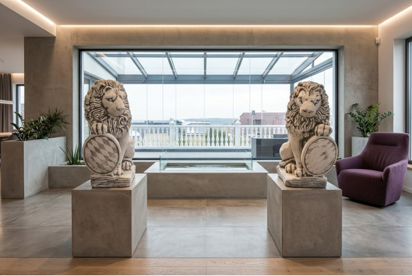 Tuindecoratie Leeuwenstandbeeld Natuur Sculptuur Figuren Sculpturen Designer