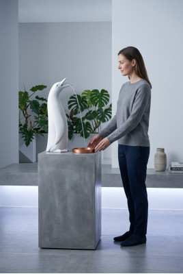 Tuindecoratie Pinguïn standbeeld Sculptuur Figuren Beeldhouwwerken Designer Figuur.