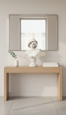 Buste Vrouw Antiek Stijl Oudheid 40cm Steen Figuur Sculptuur Sculpturen