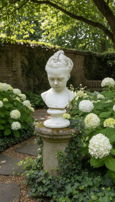Beeld Kind Antieke Stijl Oudheid 43cm Steen Figuur Sculptuur Sculpturen