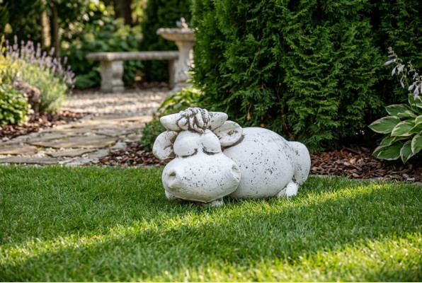 Tuindecoratie Nijlpaard Terrastuin Steenfiguren Decoratieve Beeld Standbeeld