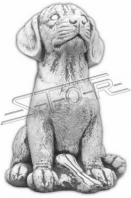 Tuindecoratie Hond Terras Steenfiguren Figuur Decoratie Standbeeld