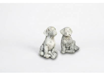 Tuindecoratie Hond Terras Steenfiguren Figuur Decoratie Standbeeld