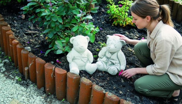 Tuindecoratie Beer Terras Steen Figuren Natuur Figuur Decoratief Standbeeld